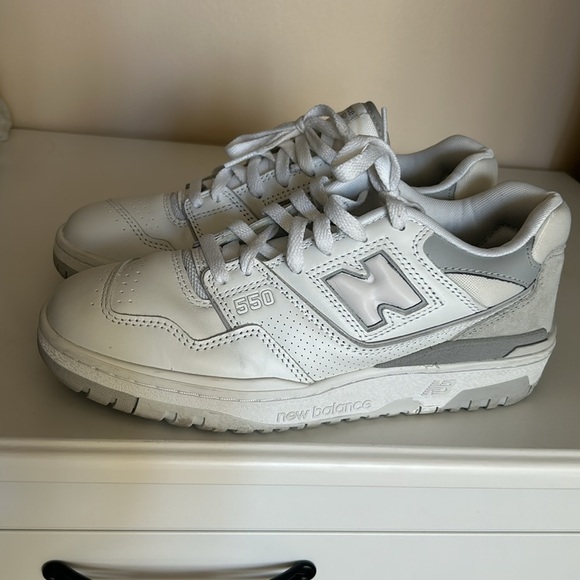 550 - New Balance New Balance 550 - White/Grey - Size 8.5